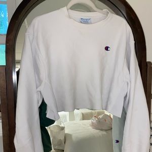 Cropped champion sweatshirt
